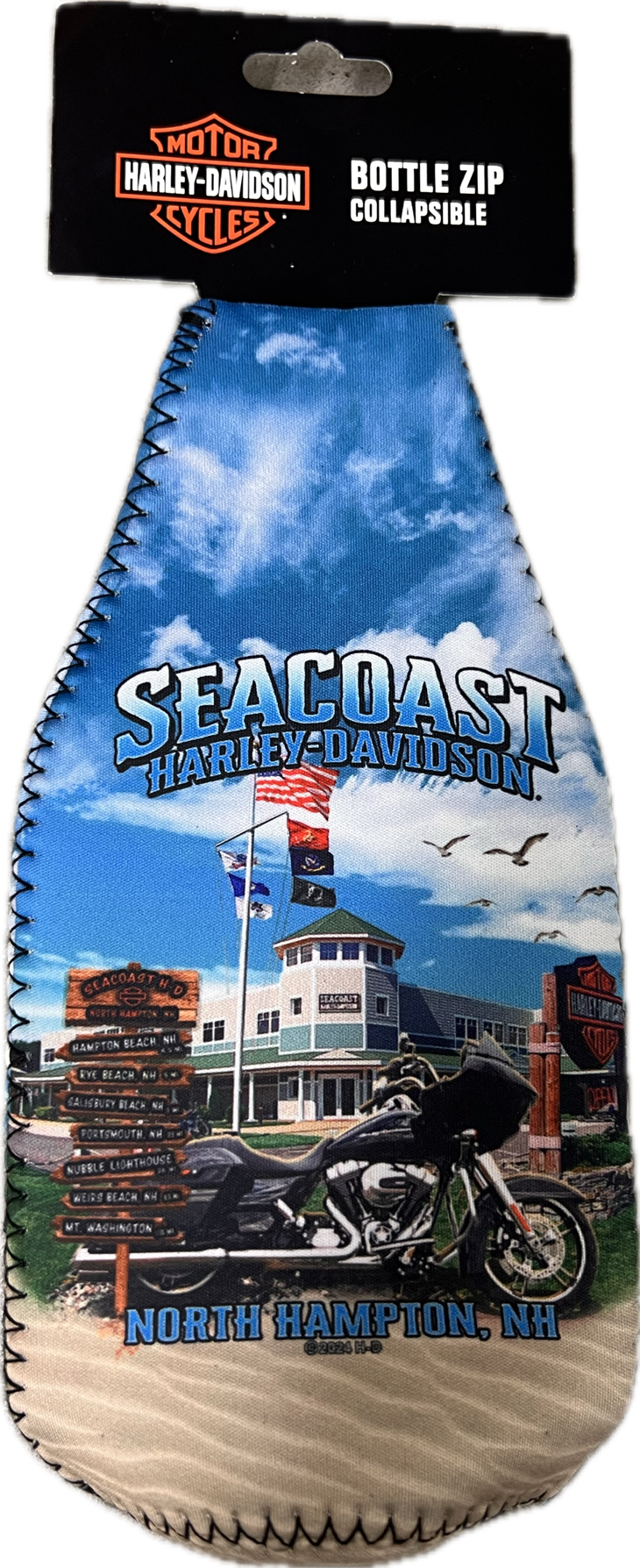 SEACOAST H-D BOTTLE COOZIE