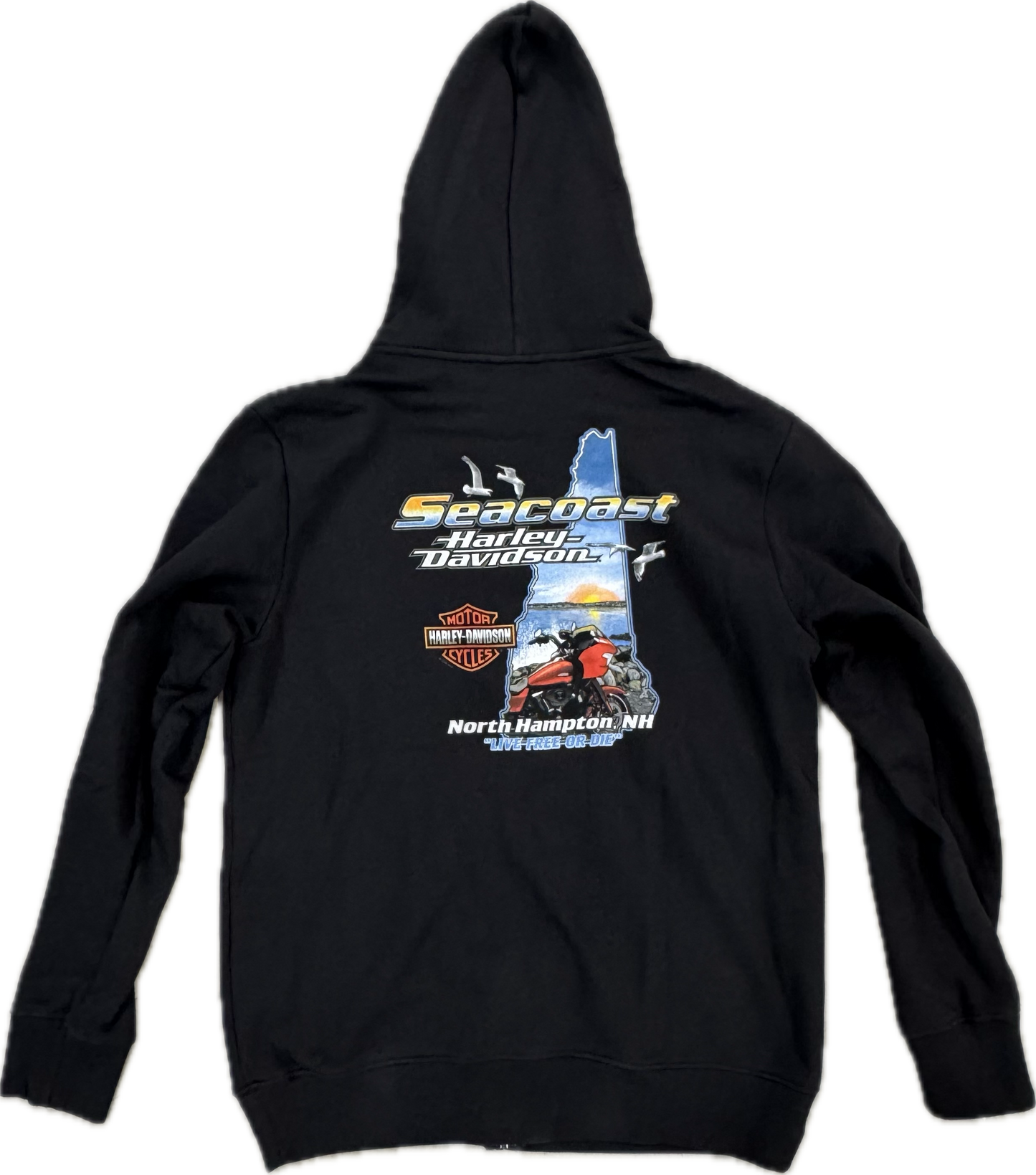 H-D DARK FLAME ZIP HOODIE