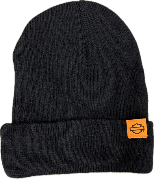 HD WOVEN LABEL BEANIE